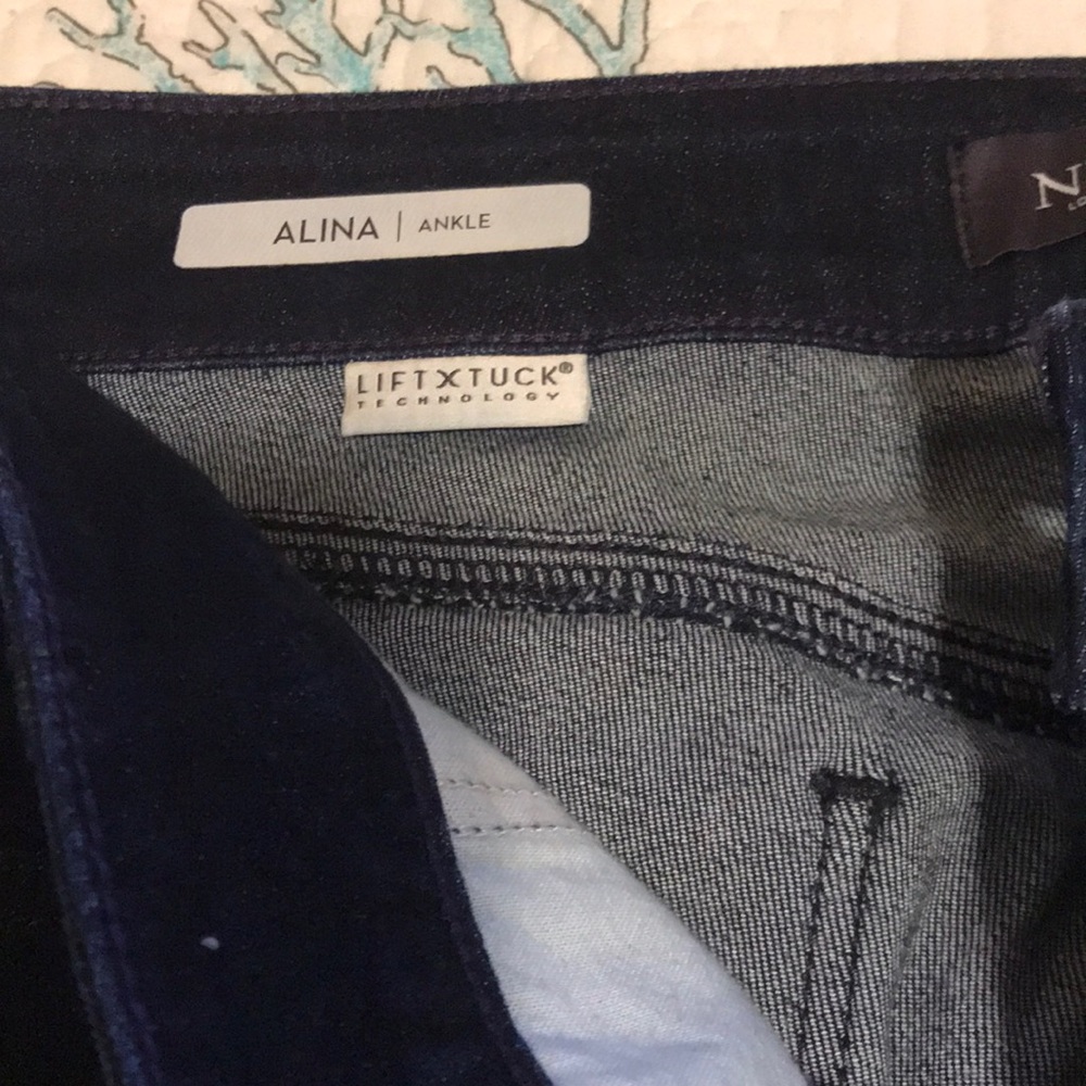 NYDJ Alina ankle liftxtuck jeans